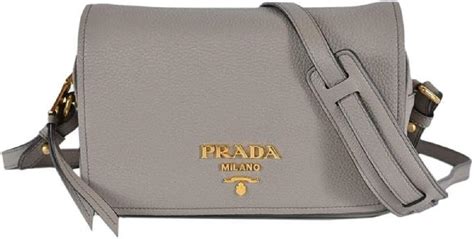 prada vitello phenix crossbody small grey|Prada Vitello Phenix Argilla Grey Leather Flap Crossbody Bag.